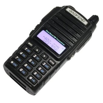 Baofeng UV-82 HP 8W Dual Band VHF/UHF Two Way Radio (Black)