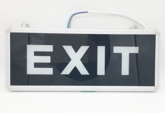 Yeelite LED Exit Signage (Glass) Double Side Set Of 2 June 2018 - 2 Yeelite LED Exit Signage (Glass) Double Side Set of 2 - 2