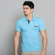 skechers polo shirt mens blue