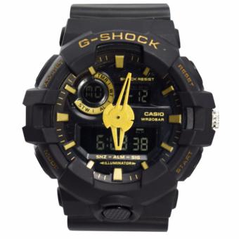 Casio Sports Shock Mens Watch Yellow/Black Resin Strap