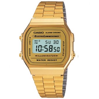 Casio Vintage Gold Stainless Steel Strap Watch A168WG-9WDF