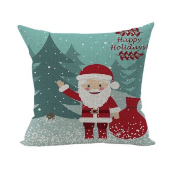 Nunubee Christmas Animal Home Pillowcase Living Room Cushion Throw Decorative Soft Pillow Cover ...