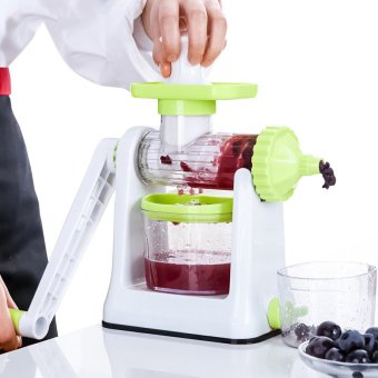 XBootsMalone 2-in-1 Ice Cream Maker and Slow Juicer (Green) - Intl Lazada PH