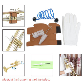 3 In 1 Trumpet Accessory Gloves Cleaning Kit Protective Cover CaseSynthetic Leather June 2018 - 2 3 in 1 Trumpet Accessory Gloves Cleaning Kit Protective Cover CaseSynthetic Leather - 2