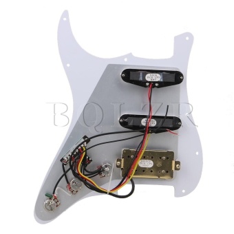 3-Ply SSH Pickguard Pickup For Electric Guitar Black White ZebraColor - Intl April 2018 - 2 3-Ply SSH Pickguard Pickup for Electric Guitar Black White ZebraColor - intl - 2