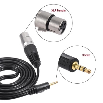 4.9ft / 1.5m XLR Female To 3.5mm Stereo Male Cable Connector Wirefor IPhone IPad Smartphone Mixer Mixing Console Micro-phoneLoudspeaker Computer - Intl June 2018 - 3 4.9ft / 1.5m XLR Female to 3.5mm Stereo Male Cable Connector Wirefor iPhone iPad Smartphone Mixer Mixing Console Micro-phoneLoudspeaker Computer - intl - 3