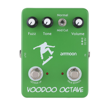 Ammoon AP-12 Voodoo Octave Fuzz Effect Guitar Effect Pedal True Bypass June 2018 - 5 ammoon AP-12 Voodoo Octave Fuzz Effect Guitar Effect Pedal True Bypass - 5
