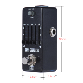 AROMA AEB-5 5-Band Graphic EQ Bass Guitar Equalizer Effect Pedal Aluminum Alloy Body True Bypass - Intl June 2018 - 4 AROMA AEB-5 5-Band Graphic EQ Bass Guitar Equalizer Effect Pedal Aluminum Alloy Body True Bypass - intl - 4