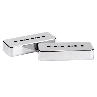 BolehDeals 2Pcs Silver Humbucker Pickup Cover 50/52mm Pole Suitable For P90 Soap Bar June 2018 - 5 BolehDeals 2Pcs Silver Humbucker Pickup Cover 50/52mm pole suitable for P90 Soap Bar - 5