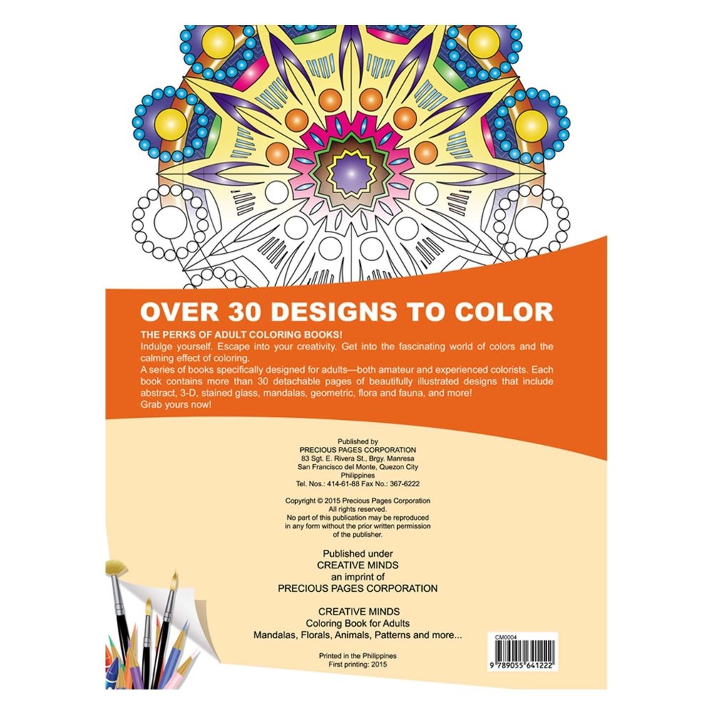 Creative Minds Coloring Books For Adults 4