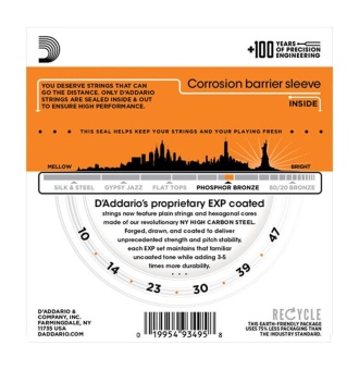 D'Addario EXP-15 Phosphor Bronze Wound June 2018 - 3 D'Addario EXP-15 Phosphor Bronze Wound - 3