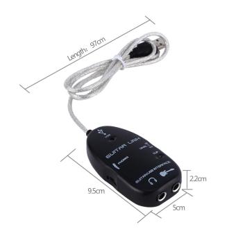 Guitar To USB Interface Cable Link Audio For PC Recording Adapter - Intl June 2018 - 5 Guitar To USB Interface Cable Link Audio for PC Recording Adapter - intl - 5