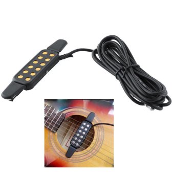 Hot Clip-on Pickup Electric Guitar Bass Pick Up 12 Hole Audio Transducer 1/4' - Intl April 2018 - 2 Hot Clip-on Pickup Electric Guitar Bass Pick up 12 Hole Audio Transducer 1/4' - intl - 2