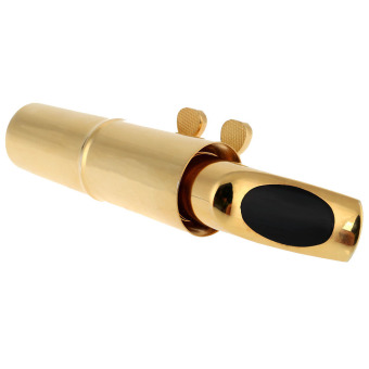 Jazz Alto Sax Saxophone 7C Mouthpiece Metal With Mouthpiece PatchesPads Cushions Cap Buckle Gold Plating June 2018 - 4 Jazz Alto Sax Saxophone 7C Mouthpiece Metal with Mouthpiece PatchesPads Cushions Cap Buckle Gold Plating - 4