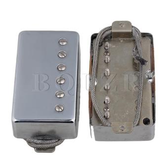Metal Wire Electric Guitar Humbucker Bridge Neck Pickups Set Of 2 Silver - Intl June 2018 - 3 Metal Wire Electric Guitar Humbucker Bridge Neck Pickups Set of 2 Silver - intl - 3
