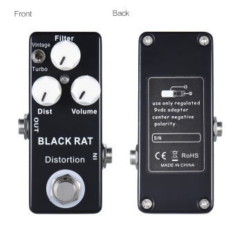 Mini Distortion Guitar Effect Pedal True Bypass Zinc-aluminium Alloy Body - Intl June 2018 - 4 Mini Distortion Guitar Effect Pedal True Bypass Zinc-aluminium Alloy Body - intl - 4