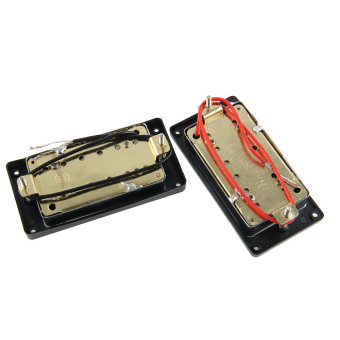 New 2pcs Humbucker Double Coil Pick-up LP Guitar Pickup ForReplacement Sliver Surface Black Box - Intl June 2018 - 5 New 2pcs Humbucker Double coil pick-up LP Guitar Pickup ForReplacement Sliver Surface Black Box - Intl - 5
