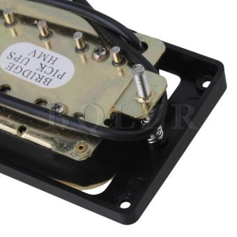 Open Humbucker Electric Guitar Pickups Black+Cream July 2018 - 5 open humbucker Electric Guitar pickups Black+Cream - 5