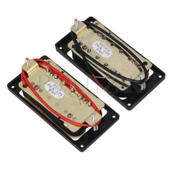 Open Humbucker Electric Guitar Pickups Black+Cream July 2018 - 2 open humbucker Electric Guitar pickups Black+Cream - 2
