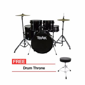 Trak JBP1601A 5pc Drumset (Black) May 2018 - 2 Trak JBP1601A 5pc Drumset (Black) - 2