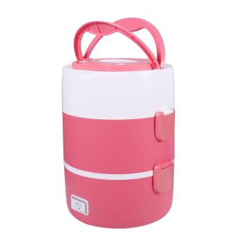220V 3 Layers Electric Heated Lunch Box (Pink) - Intl June 2018 - 4 220V 3 Layers Electric Heated Lunch Box (Pink) - intl - 4