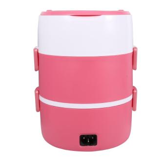 220V 3 Layers Electric Heated Lunch Box (Pink) - Intl June 2018 - 3 220V 3 Layers Electric Heated Lunch Box (Pink) - intl - 3