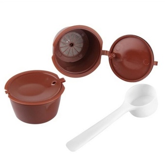 2pcs Refillable Reusable Coffee Capsule Pods Cup For Nescafe Dolce Gusto Machine - Intl June 2018 - 2 2pcs Refillable Reusable Coffee Capsule Pods Cup for Nescafe Dolce Gusto Machine - intl - 2