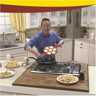7Holes Silicone Perfect Pancakes Pan Breakfast Maker Egg FlippinFantastic June 2018 - 4 7Holes Silicone Perfect Pancakes Pan Breakfast Maker Egg FlippinFantastic - 4