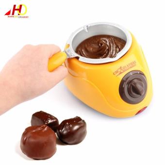 Chocolatiere Household Electric Chocolate Melting Pot Candy Melt Chocolate Cheese Boiler (Yellow) June 2018 - 2 Chocolatiere Household Electric Chocolate Melting Pot Candy Melt Chocolate Cheese Boiler (Yellow) - 2