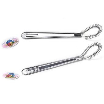 Cooking Tools Steel Egg Beater Mini Whisk Milk Frother FoamerCoffee Mixer Spring Sauce Blender Accessoire De Cuisine - Intl June 2018 - 3 Cooking Tools Steel Egg Beater Mini Whisk Milk Frother FoamerCoffee Mixer Spring Sauce Blender Accessoire de cuisine - intl - 3