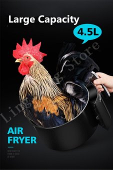 Household Smokeless Air Electric Fryer 4.5L Large Capacity WithoutOil Electric Deep Fryer French Fries Machine - Intl June 2018 - 3 Household Smokeless Air Electric Fryer 4.5L Large Capacity WithoutOil Electric Deep Fryer French Fries Machine - intl - 3