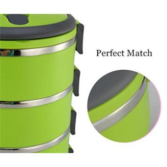 J&J 3 Layers Stainless Steel Lunch Box Thermal Insulated Handlewith FREE Nicer Dicer Plus Speedy Chopper June 2018 - 3 J&J 3 Layers Stainless Steel Lunch Box Thermal Insulated Handlewith FREE Nicer Dicer Plus Speedy Chopper - 3