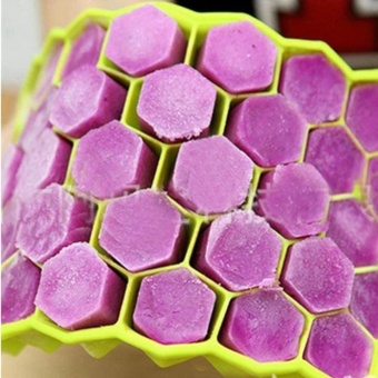 Kuhong Ice Cube Tray Honeycomb Ice Lattice Mold With Cover Frozen Ice Cream - Intl June 2018 - 4 Kuhong Ice Cube Tray Honeycomb Ice Lattice Mold With Cover Frozen Ice Cream - intl - 4