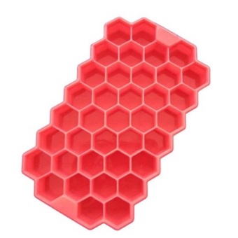 Kuhong Ice Cube Tray Honeycomb Ice Lattice Mold With Cover Frozen Ice Cream - Intl June 2018 - 3 Kuhong Ice Cube Tray Honeycomb Ice Lattice Mold With Cover Frozen Ice Cream - intl - 3