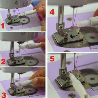 Needle Threader Insertion Applicator Handle Thread For Sewing Tool Machine Sew - Intl June 2018 - 2 Needle Threader Insertion Applicator Handle Thread For Sewing Tool Machine Sew - intl - 2