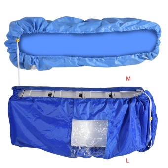 TMISHION Air Conditioner Cleaning Dust Washing Cover WaterproofProtector (Blue Color L) - Intl June 2018 - 4 TMISHION Air Conditioner Cleaning Dust Washing Cover WaterproofProtector (Blue Color L) - intl - 4