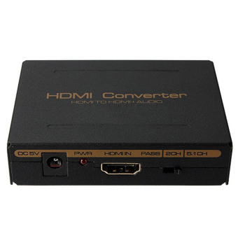 1080P HDMI To HDMI Optical + SPDIF + RCA L/R Extractor TV Converter Audio Splitter - Intl April 2018 - 4 1080P HDMI to HDMI Optical + SPDIF + RCA L/R Extractor TV Converter Audio Splitter - intl - 4