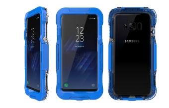 10M Underwater Waterproof Soft Silicone + Plastic Phone Case ForSamsung Galaxy S8 Plus G955 - Blue - Intl June 2018 - 4 10M Underwater Waterproof Soft Silicone + Plastic Phone Case forSamsung Galaxy S8 Plus G955 - Blue - intl - 4