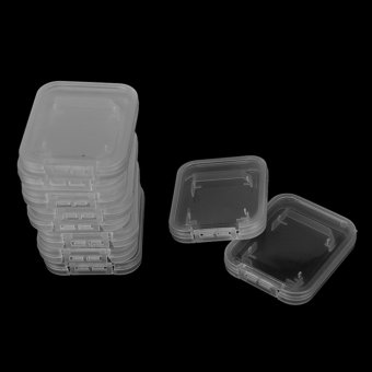 10PCS Transparent Standard SD SDHC Memory Card Case Holder BoxStorage Plastic - Intl June 2018 - 3 10PCS Transparent Standard SD SDHC Memory Card Case Holder BoxStorage Plastic - intl - 3
