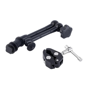 11 Inches Articulating Super Clamp Crab Plier Clip For CameraMonitor (Black) - Intl June 2018 - 2 11 Inches Articulating Super Clamp Crab Plier Clip for CameraMonitor (Black) - intl - 2
