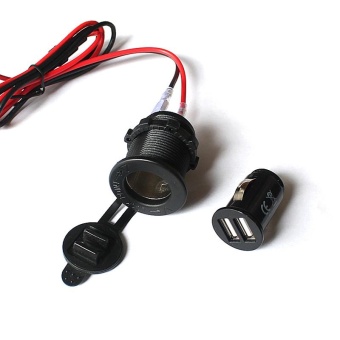 12-24V USB Motorcycle Car Cigarette Lighter Socket Charger PowerAdapter - Intl June 2018 - 3 12-24V USB Motorcycle Car Cigarette Lighter Socket Charger PowerAdapter - intl - 3