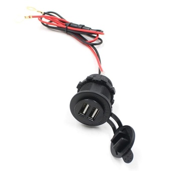 12-24V USB Motorcycle Car Cigarette Lighter Socket Charger PowerAdapter - Intl June 2018 - 2 12-24V USB Motorcycle Car Cigarette Lighter Socket Charger PowerAdapter - intl - 2
