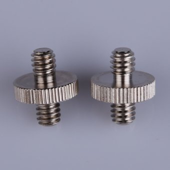 1/4 Male To 1/4 Male Threaded Metal Screw Adapter For TripodMonopod - Intl April 2018 - 3 1/4 Male To 1/4 Male Threaded Metal Screw Adapter for TripodMonopod - Intl - 3