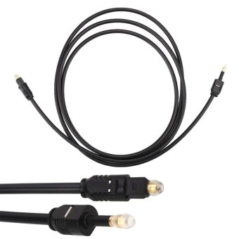1.5m 5ft For Toslink To Mini 3.5mm Optical Fiber SPDIF Audio Cable Wire - Intl June 2018 - 5 1.5m 5ft For Toslink To Mini 3.5mm Optical Fiber SPDIF Audio Cable Wire - intl - 5