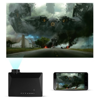 1920*1080P Mini Projector 150ANSI LM Portable Project With Speaker Home Theater UK Plug - Intl June 2018 - 3 1920*1080P Mini Projector 150ANSI LM Portable Project With Speaker Home Theater UK Plug - intl - 3