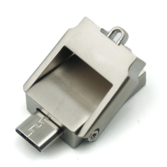 2 IN 1 1TB Metal Mini Tipping Bucket Smart Phone OTG For Android/Tablet PC Pen Drive Waterproof Flash Drive+Free Key Chain Anti-loss - Intl June 2018 - 3 2 IN 1 1TB Metal Mini Tipping Bucket Smart Phone OTG For Android/Tablet PC Pen Drive Waterproof Flash Drive+Free key chain anti-loss - intl - 3