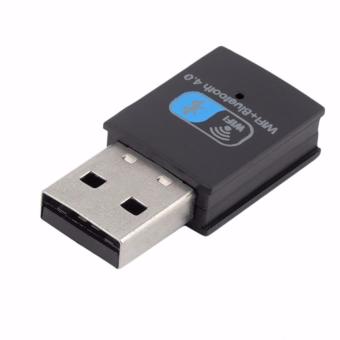 2 IN1 Bluetooth V4.0 USB Adapter Wifi Dongle 150Mbps Mini WirelessUSB WI-FI Adapter LAN WIFI Card Support Windows(Black) - Intl June 2018 - 4 2 IN1 Bluetooth V4.0 USB Adapter Wifi Dongle 150Mbps Mini WirelessUSB WI-FI Adapter LAN WIFI Card Support Windows(Black) - intl - 4