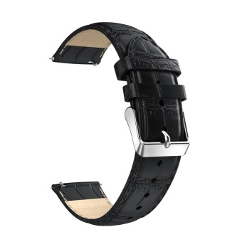 22mm Leather Strap Replacement Watch Band Wrist Strap For SamsungGear S3 BK - Intl July 2018 - 2 22mm Leather Strap Replacement Watch Band Wrist Strap for SamsungGear S3 BK - intl - 2