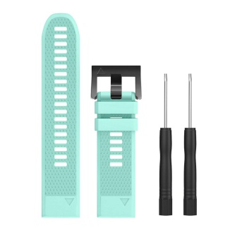 22mm Quick Install Easyfit Soft Silicone Band Strap With Tools For Fenix 5 / Forerunner 935 GPS Watch - Intl June 2018 - 2 22mm Quick Install Easyfit Soft Silicone Band Strap with Tools for Fenix 5 / Forerunner 935 GPS Watch - intl - 2