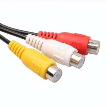 2.5mm Mini AV Male To 3RCA Female M/F Audio Video Cable Stereo JackAdapter Cord - Intl June 2018 - 2 2.5mm Mini AV Male To 3RCA Female M/F Audio Video Cable Stereo JackAdapter Cord - intl - 2